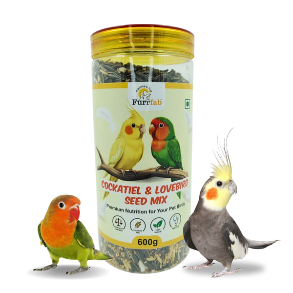 Furrfab's Cockatiel & LoveBird Seed Mix Bird Food, 600g Ingredients