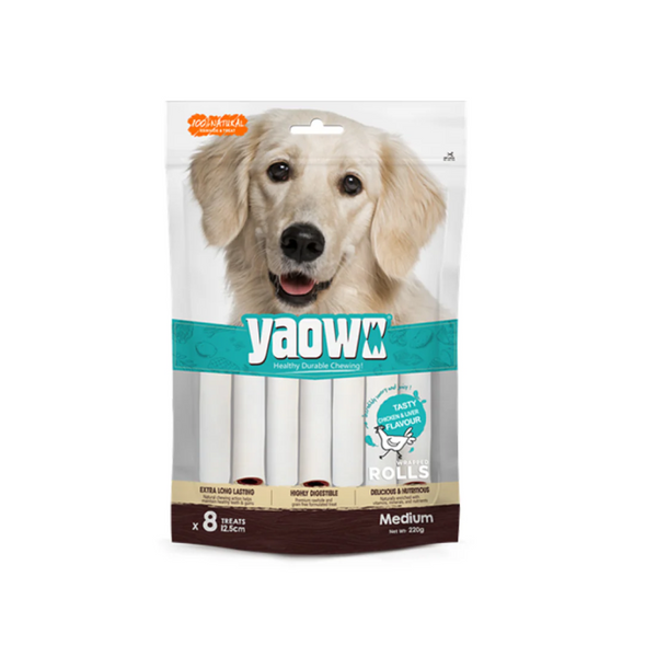 Gnawlers Yawo Wrapped Rolls (4.5 Inch), 220g Ingredients