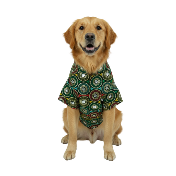 Furrfab Festive Wear Green Color Dog Sherwani Ingredients