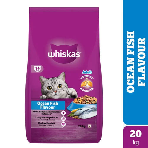 Whiskas Junior Mother Cat & Kitten (2-12 Months) Dry Cat Food, Ocean Fish Flavour Ingredients