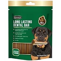 Goodies Long Lasting Dental Bar (15 in 1) - Chicken Flavor for Dogs Ingredients