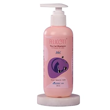 Felicott Cat Shampoo for All Breeds, 200ml (Pack of 2)