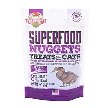 Boo Boo's Best Superfood Nuggets Cat Treat Duck Flavor, 57g Ingredients