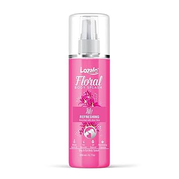 Lozalo Floral Lily Pet Perfume Spray - 500 ml for Dogs & Cats