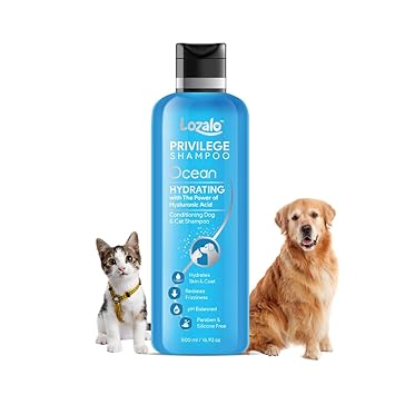 Lozalo Privilege Ocean Hydrating Pet Conditioning Shampoo- 500 ml for Dogs & Cats Ingredients