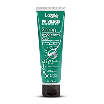 Lozalo Privilege Spring Smoothning Pet Conditioning Cream-125 gm for Dogs & Cats (Pack of 2)