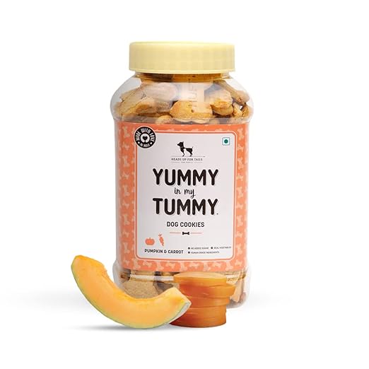 HUFT Yummy In My Tummy Pumpkin And Carrots Veg Dog Biscuits, 800g Ingredients