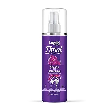 Lozalo Floral Orchid Pet Perfume Spray - 250 ml for Dogs & Cats