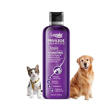 Lozalo Privilege Oasis Hydrating Pet Conditioning Shampoo- 500 ml for Dogs & Cats Ingredients