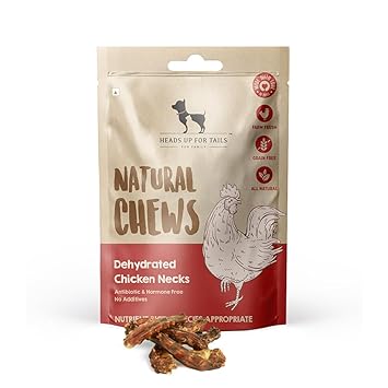 HUFT Sara's Doggie Dehydrated Chicken Neck, 70g (Pack of 2)
