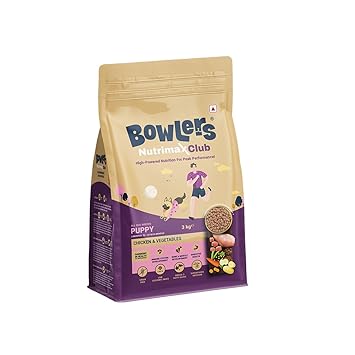Bowlers Nutrimax Club Grain Free Puppy Dry Dog Food | Chicken & Vegetables Ingredients