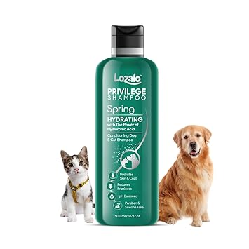 Lozalo Privilege Spring Hydrating Pet Conditioning Shampoo- 500 ml for Dogs & Cats Ingredients