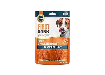 First Bark Soft Chicken Breast Dog Snack Delight Jerky, 350g Ingredients