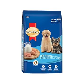 Smart Heart SmartHeart Puppy Dry Dog Food Chicken, Egg & Milk Flavour