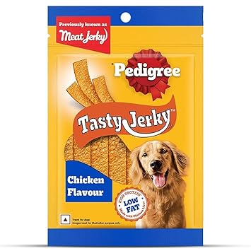 PEDIGREE MEAT JERKY Barbecued Chicken Adult Dog Treat, 80g Ingredients