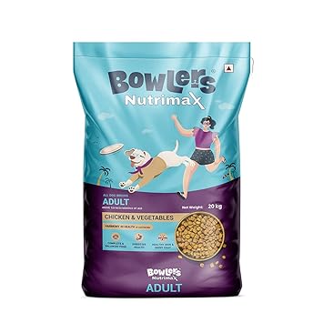 Bowlers Nutrimax Adult Dry Dog Food | Chicken & Vegetables Ingredients