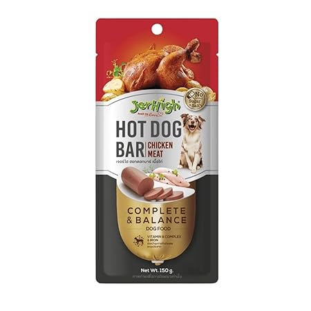 JerHigh Chicken Meat Hot Dog Bar 150g