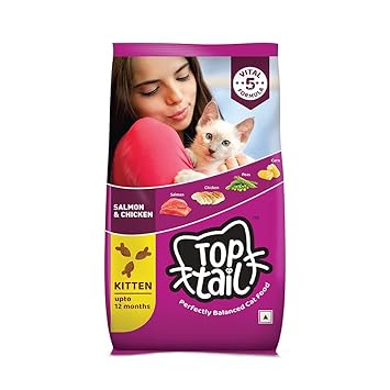 Top tail Kitten Dry Cat Food - 2.8 Kg (Up to 12 Months)