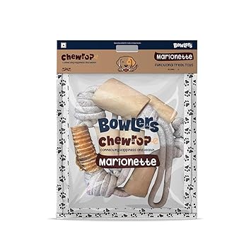 Bowlers Dog Treats Chewrope Marionette| for Giant Breeds, 620g Ingredients