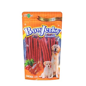 BowJerky Chicken Sticks Dog Treat, 200 gm