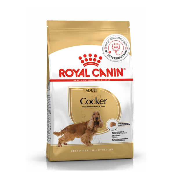 Royal Canin Cocker Adult Dry Food for Dogs, 3kg Ingredients