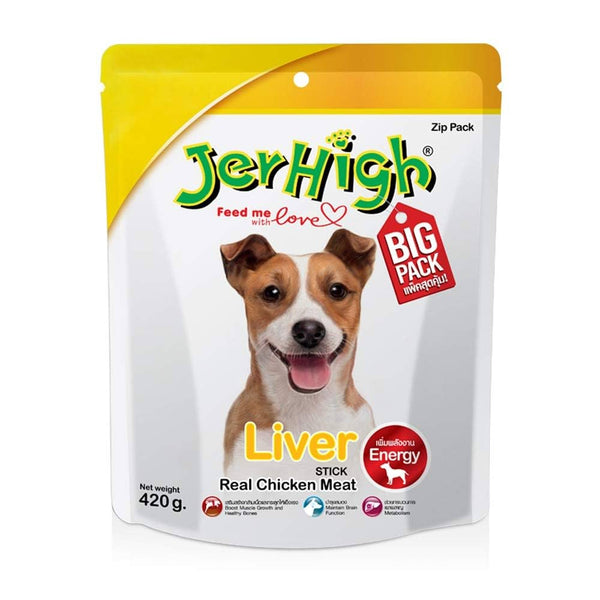JerHigh Liver Flavour High Protein Treats for Dogs Big Pack, 400g Ingredients