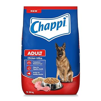 Chappi Adult (1+ Years) Chicken & Rice Flavor, Dry Chappi Puppy Dry Dog Food
