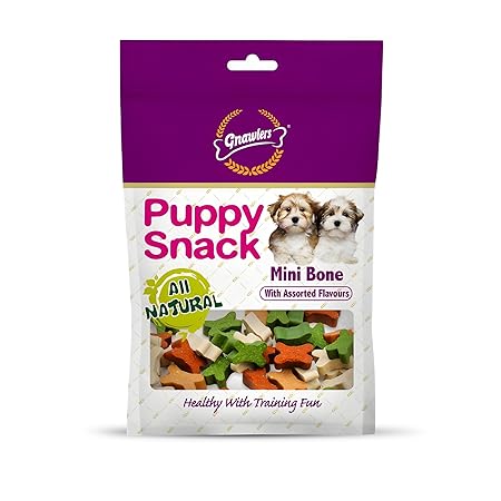 Gnawlers Wang Wang Minii Bone Puppy Snack, 250g Ingredients