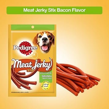 PEDIGREE MEAT JERKY Bacon Adult Dog Treat, 80g