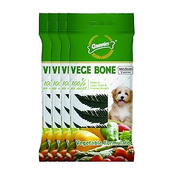 Gnawlers Dog Treat Vege Bone 7 in 1, 60g (Pack of 3) Ingredients