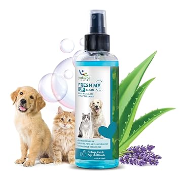 Natural Remedies Fresh Me Up Bloom Mild Waterless Spray Cleanser for Dogs & Cats of All Breeds, 160 ml Ingredients