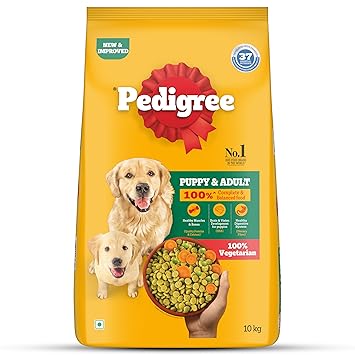 PEDIGREE Balanced and Vegetarian Dog Dry Food for Adult and Puppy