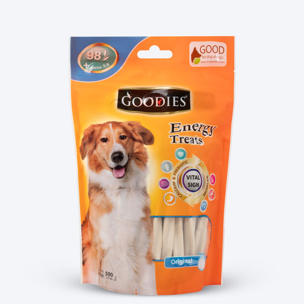 Goodies Calcium Energy Treat, 125g for Dogs Ingredients
