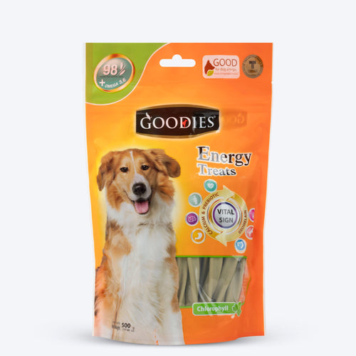 Goodies Chlorophyll Energy Treat, 125g for Dogs