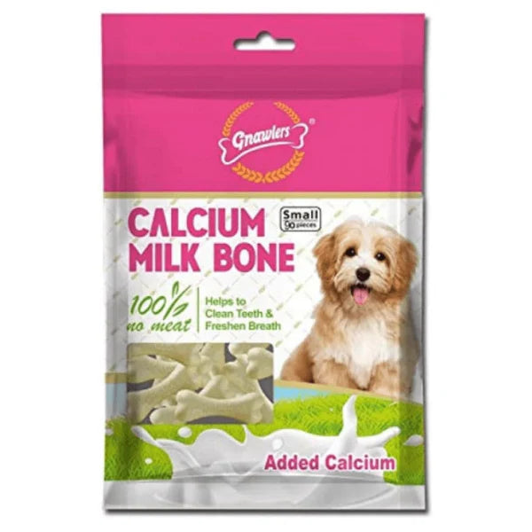 Gnawlers Calcium Milk Bone 90 in 1 Dog Treat Ingredients
