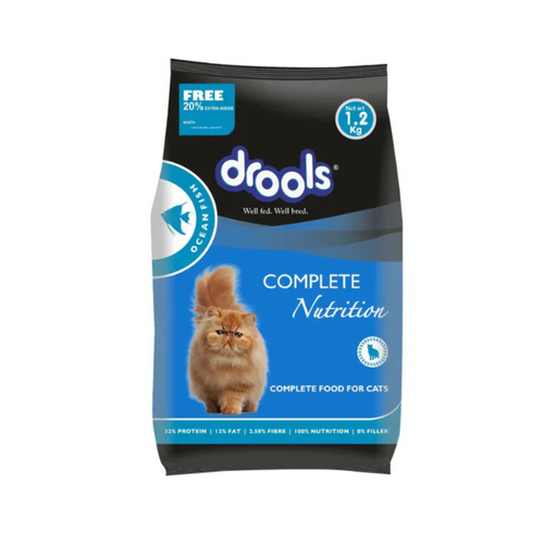 Drools Adult Dry Cat Food Ocean Fish 1.2kg Pack
