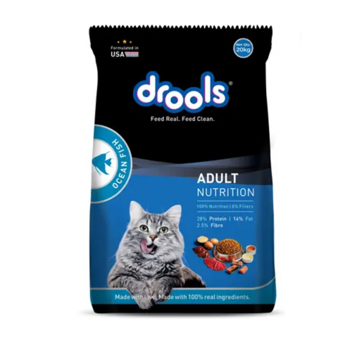 Drools Adult Dry Cat Food Ocean Fish 20 kg Pack