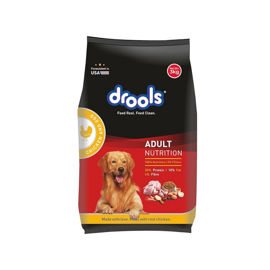 Drools Chicken And Egg Adult Dog Food 3 Kg Pack