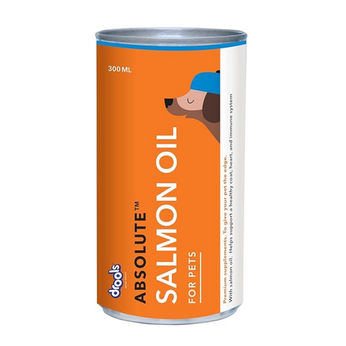 Drools Absolute Salmon Oil Syrup- Dog Supplement, 300ml