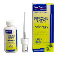 Virbac Effipro Topical Spray Effective Flea Medicine for Cats, 80 ml
