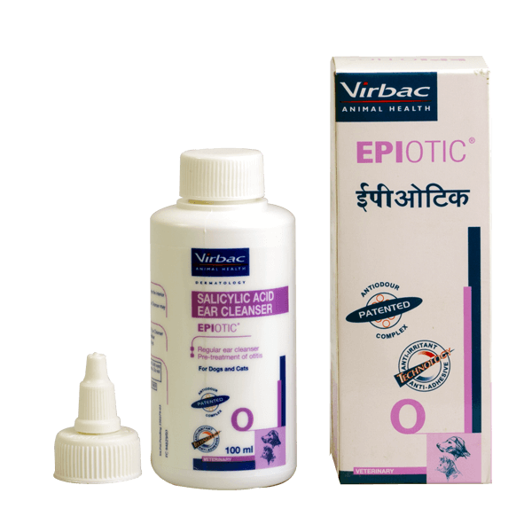 Virbac Epiotic | non-irritating, anti-septic ear cleanser for dog and cats - 100ml Ingredients