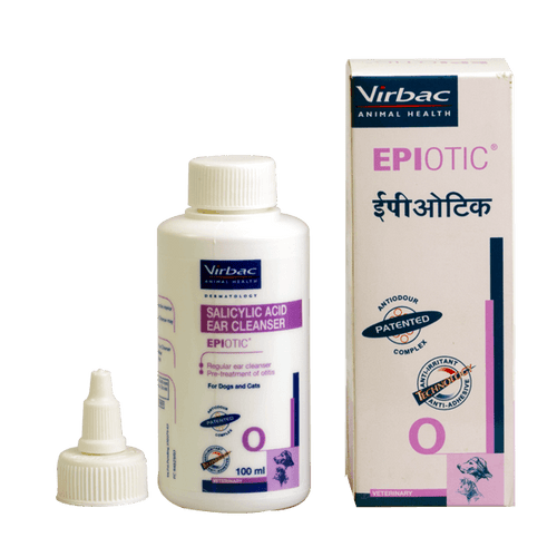 Virbac Epiotic  non-irritating, anti-septic ear cleanser for dog and cats - 50ml