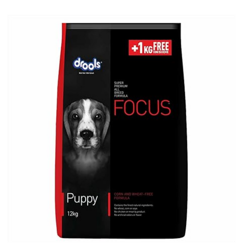 Drools Focus Puppy Super Premium Dry Dog Food, Chicken Flavor