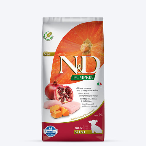 N&D Pumpkin Chicken Puppy Mini Dry Dog Food