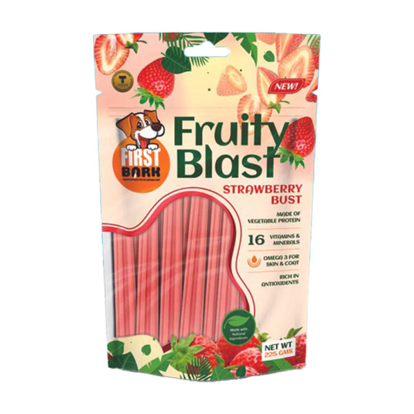 First Bark Fruity Blast (225g) - Strawberry Flavor Dog Treat Ingredients