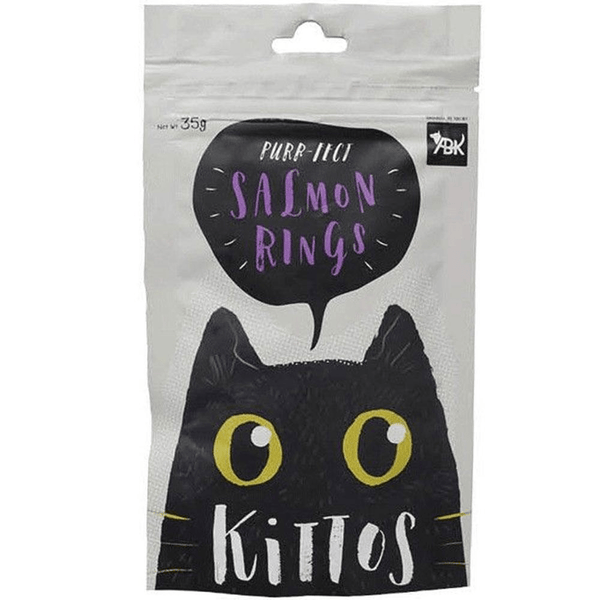 Kittos Purr Fect Salmon Rings Cat Treats, 35g Ingredients