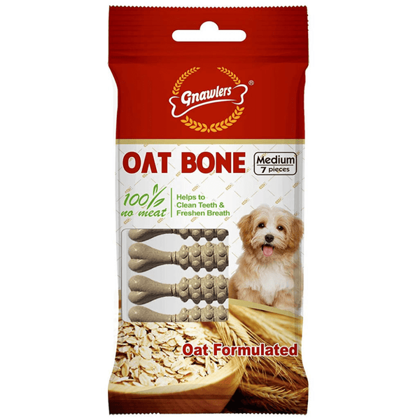 Gnawlers Oat Bone 7 in 1 Dog Treats, 60g (Pack of 3) Ingredients
