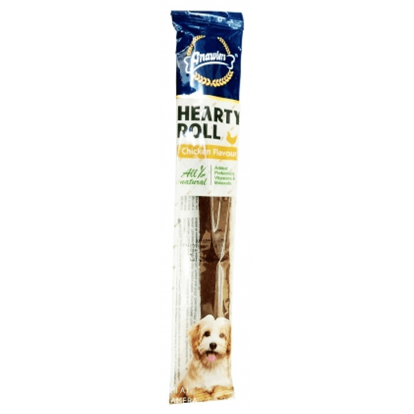 Gnawlers Hearty Roll Chicken Flavoured Dog Treats (5 inch) Ingredients