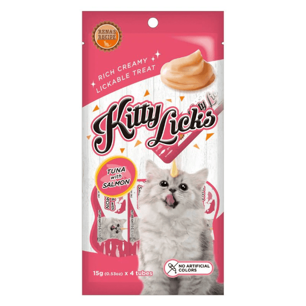 Kitty Licks Tuna Salmon Cat Treats 15g x 30 Tubes Ingredients