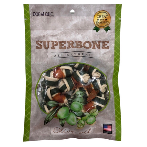 Superbond Knotted Olive Oil Dog Treats (7 IN 1)